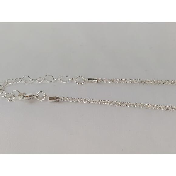 Ettika Adjustable Silver Choker Twist Chain 16" Trendy Must Have Necklace - Picture 6 of 7